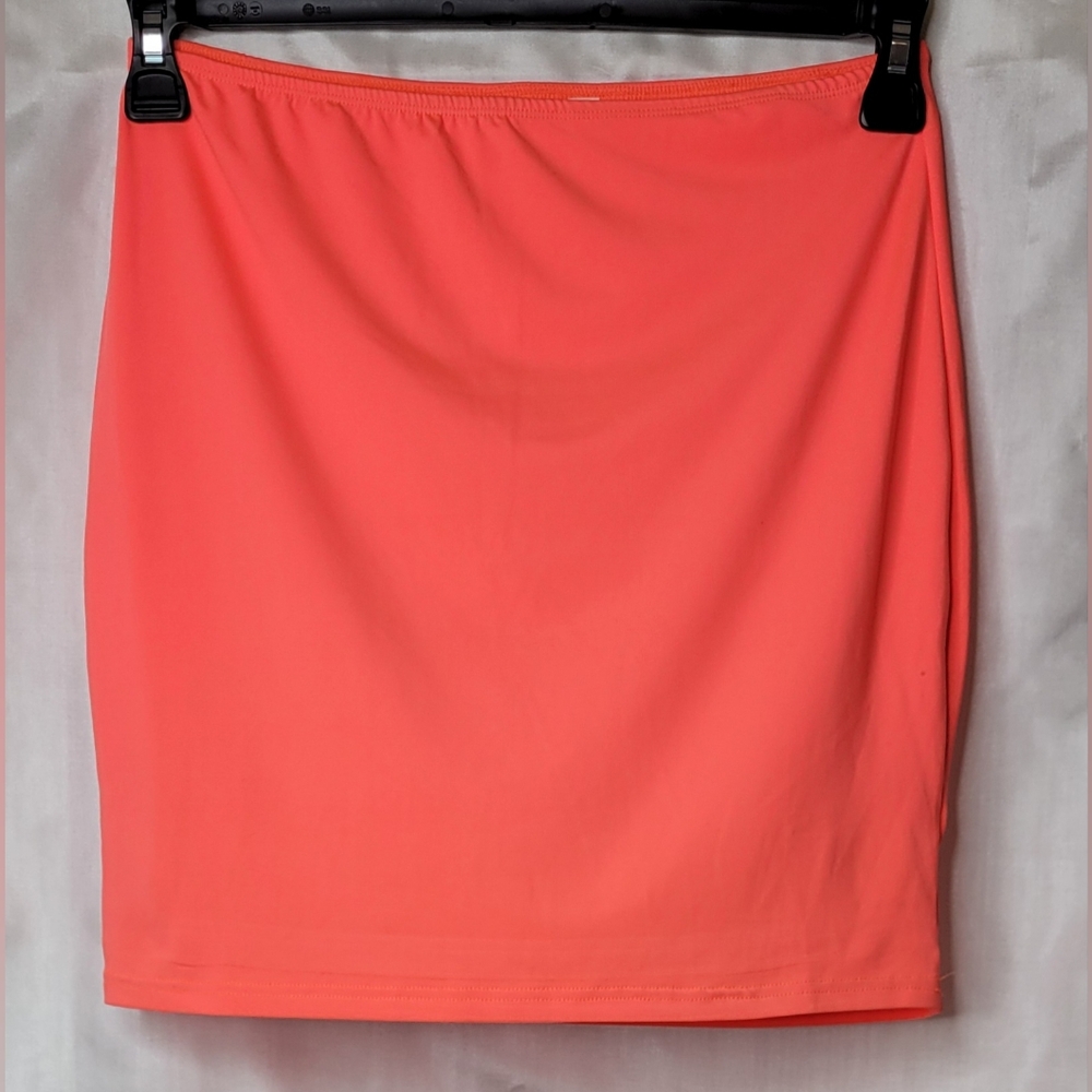Super Down neon mini skirt